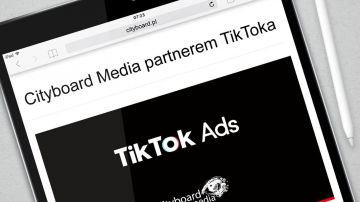 Cityboard Media oficjalnym partnerem reklamowym TikToka