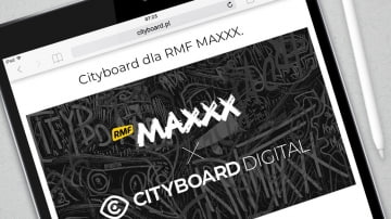 RMF MAXXX klientem Cityboard Digital