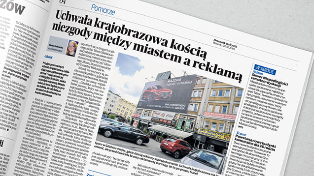 ooh, reklama zewnętrzna, outdoor, uchwała krajobrazowa w Gdańsku 