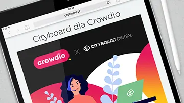 Cityboard Digital wspiera Crowdio